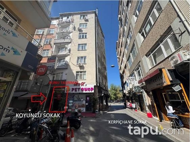 Fatih Şehremini'de 70 m2 Dükkan