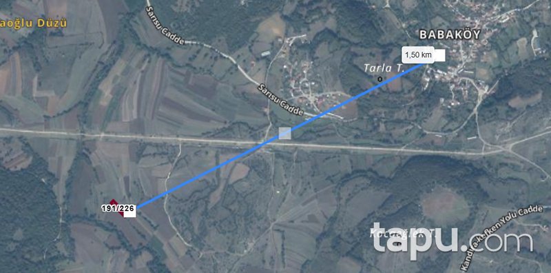 Kocaeli Kandıra Babaköy'de 1.176 m2 Tarla