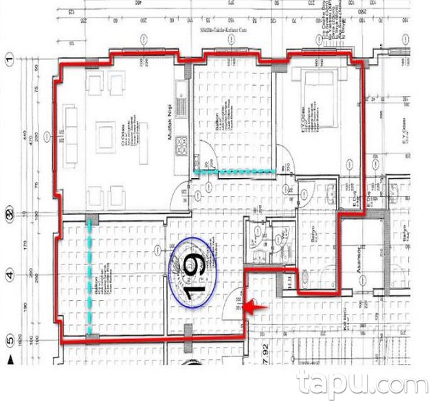 Şanlıurfa Haliliye Konuklu Mahallesi'nde 104 m² Daire