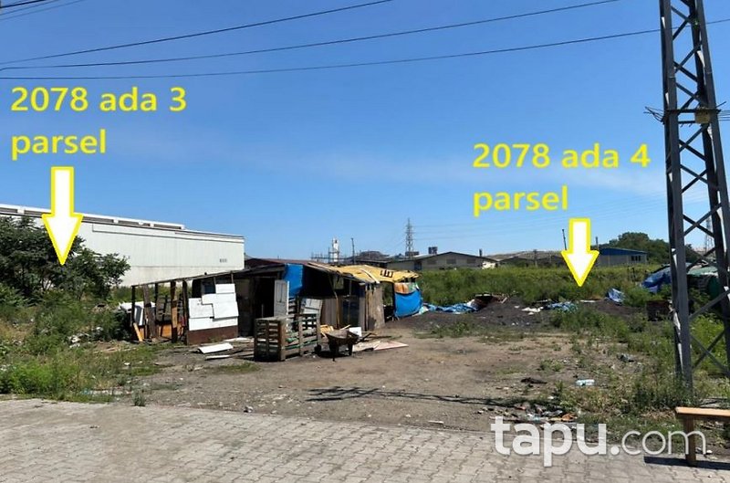 Samsun Tekkeköy 1723. Cadde'sinde 1.729 m² Sanayi İmarlı Arsa