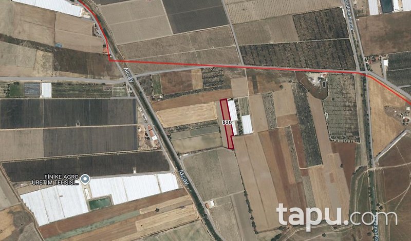 Antalya Elmalı'da 6.400 m2 Tarla